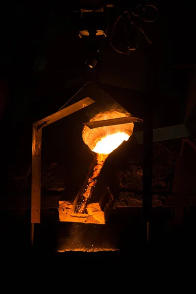 Pouring of cast iron in special forms