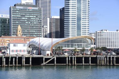 Auckland harbour, Yeni Zelanda