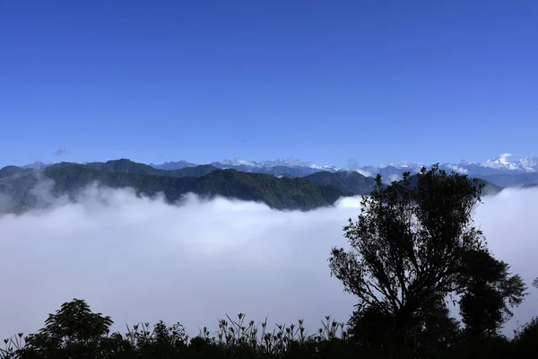 Vistas Montaña Haibung Sindhupalchowk Nepal — Foto de Stock