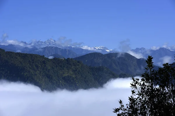 Uitzicht Bergen Van Haibung Sindhupalchowk Nepal — Stockfoto