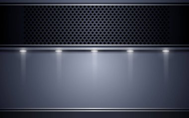 Yatay arka plan arka ışık ile