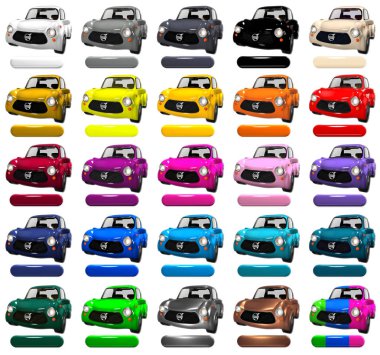 Araba boya çeşitli türevleri listesi