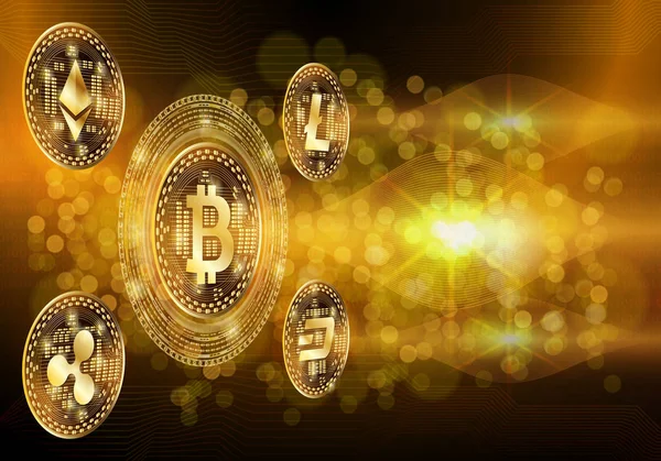 Yüksek teknoloji teknoloji kavramı, arka plan. Web siteleri, uygulamaları ve grafik dekorasyon illüstrasyon kullanın.