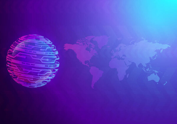 Концепция высокотехнологичных технологий, абстрактный фон. Использование иллюстраций для оформления веб-сайтов, приложений и графики
.