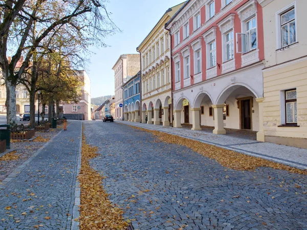 Głównego Placu Miasta Kraliki Połowy Października Spokój Weekend — Zdjęcie stockowe