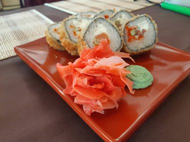 Rus Suşi Kafe. Japonya gıda