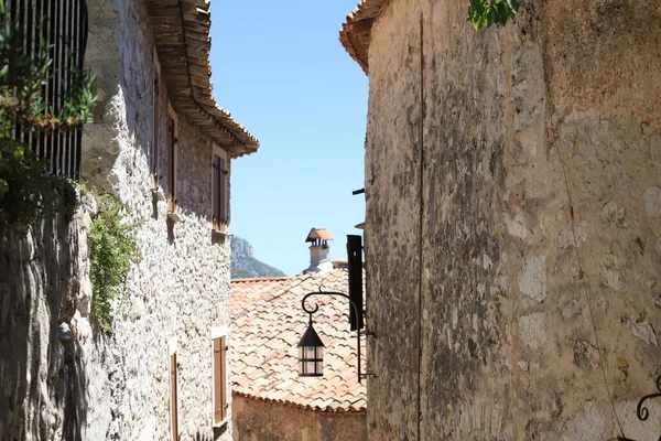 Vackra Delar Arkitektur Och Utsikt Över Staden Eze Provence Frankrike — Stockfoto