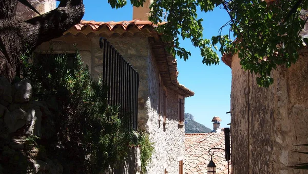 Hermosos Elementos Arquitectura Vistas Ciudad Eze Provenza Francia — Foto de Stock