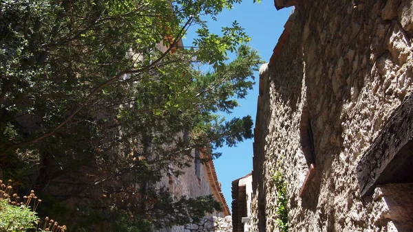 Eze Provence Fransa Nın Mimari Manzarasının Güzel Unsurları — Stok fotoğraf