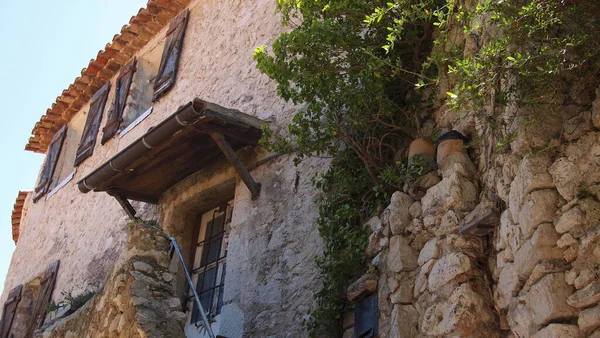 Vackra Delar Arkitektur Och Utsikt Över Staden Eze Provence Frankrike — Stockfoto