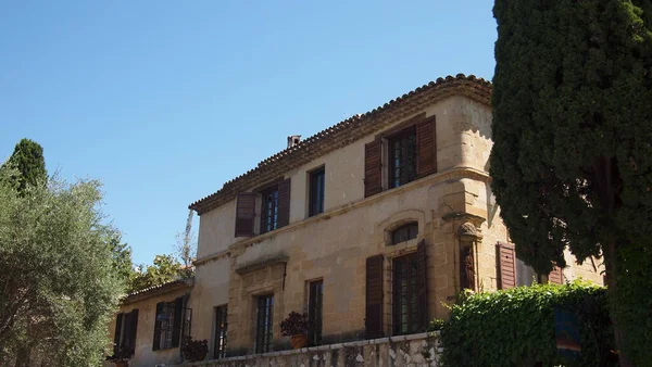 Saint Paul Vence Provence Fransa Mimarisinin Güzel Unsurları Manzarası — Stok fotoğraf