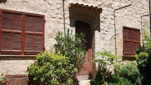 Prachtige Elementen Van Architectuur Uitzicht Stad Saint Paul Vence Provence — Stockfoto