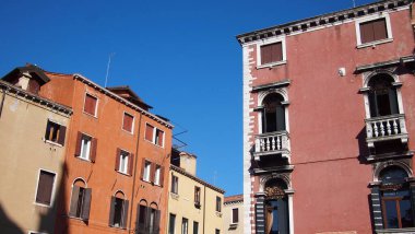 Venedik, İtalya 'nın mimari ve manzarasının güzel unsurları