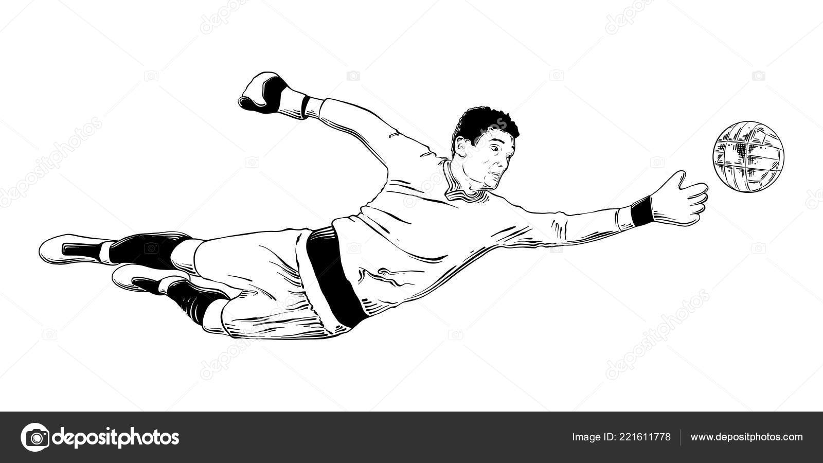 Resultado de imagem para desenho goleiro