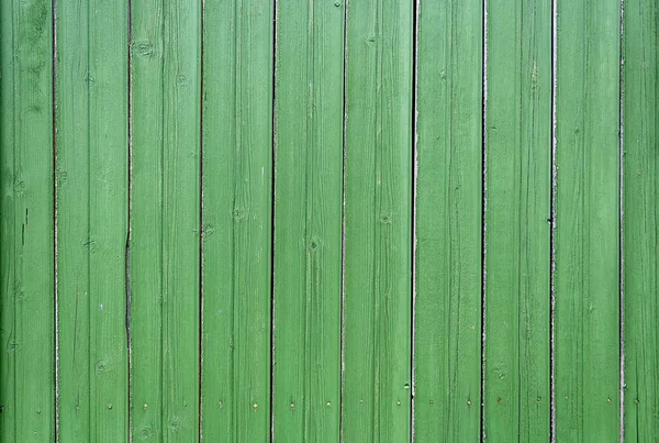 Vertical wooden lining background. Green wooden texture. — Stock Photo, Image
