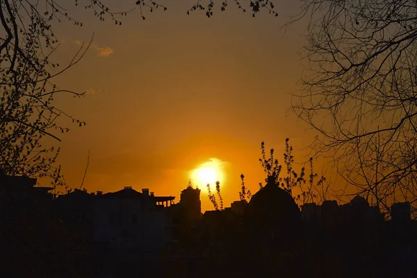 Atardecer Siempre Está Bien — Foto de Stock