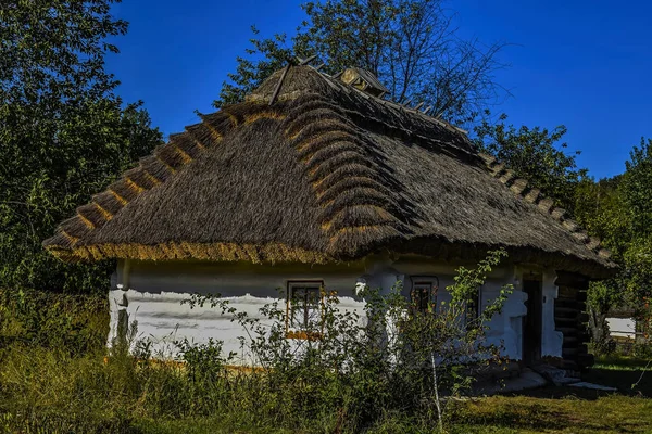 Village settlement in Ukraine at the end of the 19th century