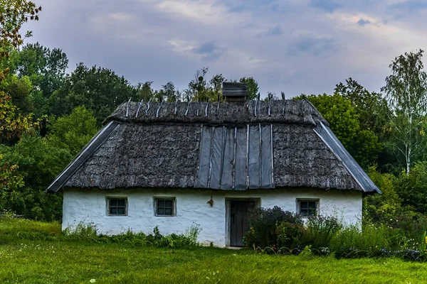 Osada Wsi Ukrainie Pod Koniec Xix Wieku — Zdjęcie stockowe