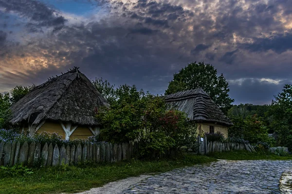 Villaggio Insediamento Ucraina Alla Fine Del Xix Secolo — Foto Stock