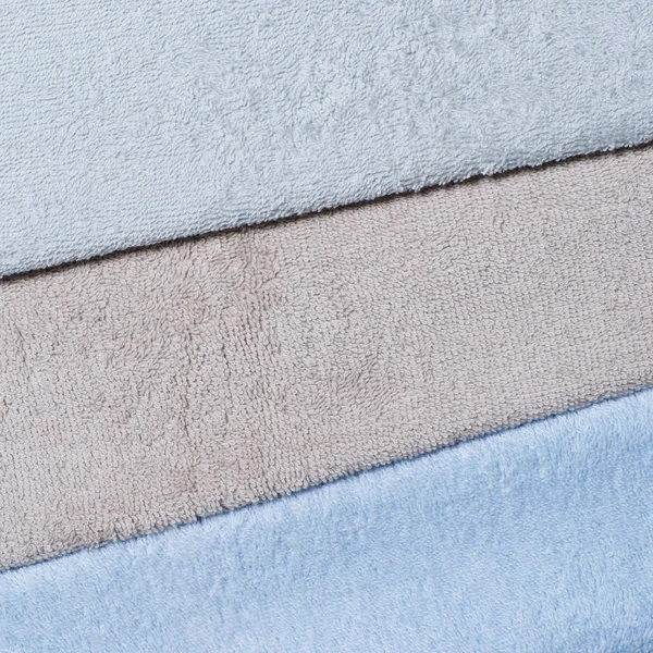 Γραφίτη Κρύο Μπεζ Και Μπλε Χρώμα Του Terry Πετσέτες — Φωτογραφία Αρχείου