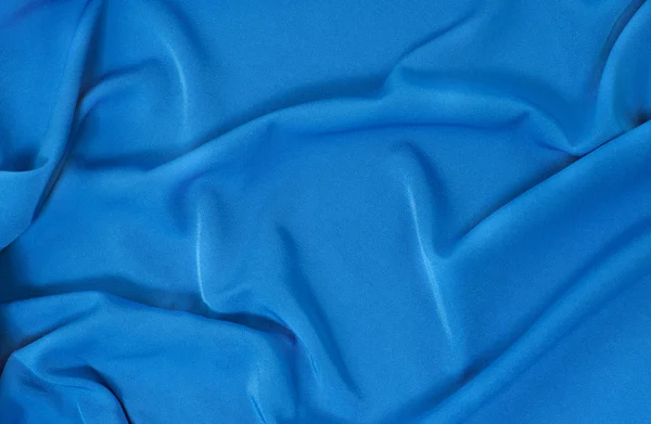 Fragmento Tecido Azul Amostra — Fotografia de Stock