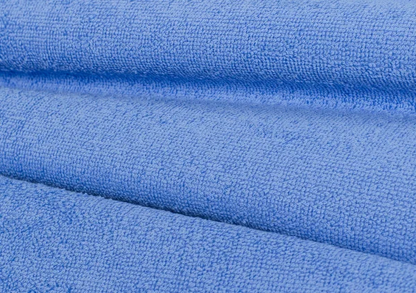 Terry Towel Blue Color Sample — Stock Photo, Image