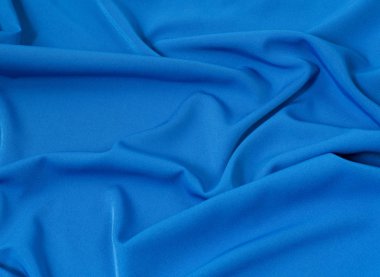 mavi kumaş parçası. makro