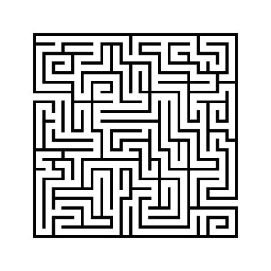 Labirent, oyun, eğlence, bulmaca, vektör görüntü