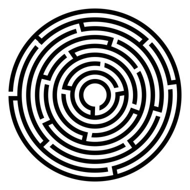 Labirent, oyun, eğlence, bulmaca, vektör görüntü