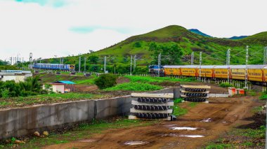 Çoklu Yerlerden Güzel Hindistan Demiryolu Yolculuğu