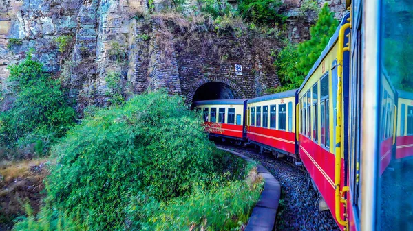 Beau Voyage Train Indien Depuis Plusieurs Endroits — Photo