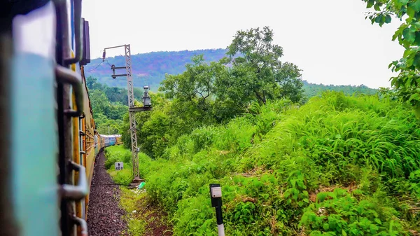 Schöne Indische Bahnreise Von Mehreren Orten — Stockfoto