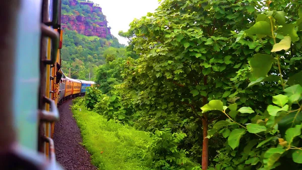 Beau Voyage Train Indien Depuis Plusieurs Endroits — Photo