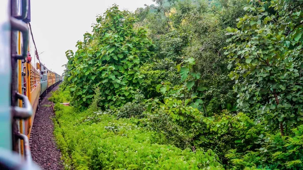 Beau Voyage Train Indien Depuis Plusieurs Endroits — Photo