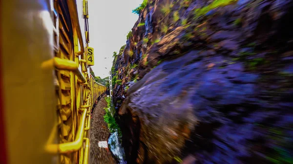 Beau Voyage Train Indien Depuis Plusieurs Endroits — Photo