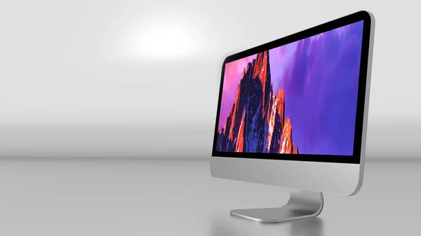 Modern desktop computer compact design
