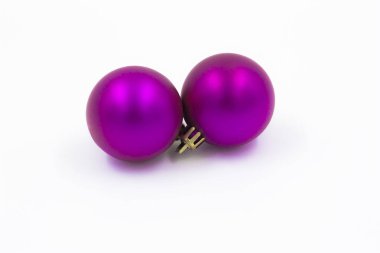 Noel süsler farklı renklerde bir bolad şeklinde makroyu ayarlama