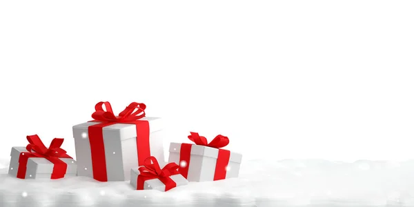 Christmas Gifts Boxes Illustration Stock Picture