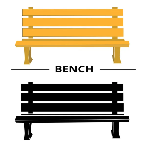 Beyaz arka planda izole edilmiş sokak veya park bankı