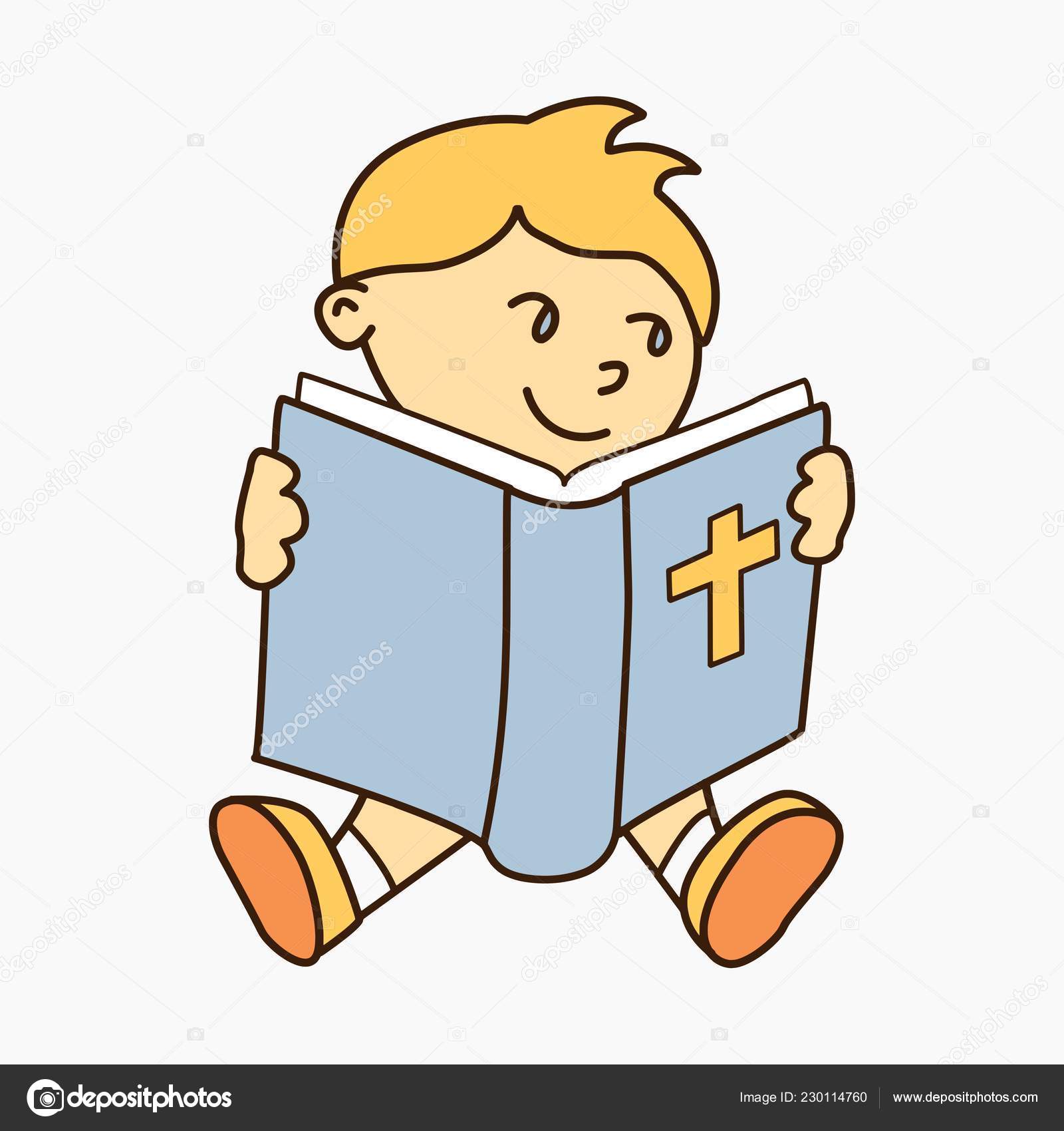 Leer biblia niño imágenes de stock de arte vectorial | Depositphotos Leer biblia niño imágenes de stock de arte vectorial | Depositphotos