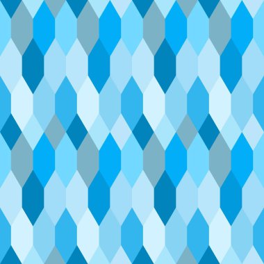 Vektör düz stil çizim basit geometrik su etkisi Dikişsiz desen arka plan