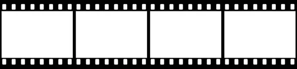 Υψηλής Ποιότητας Εικονογράφηση Διάνυσμα Μια Μαύρη Ταινία Λουρίδων Απομονωθεί Λευκό — Διανυσματικό Αρχείο