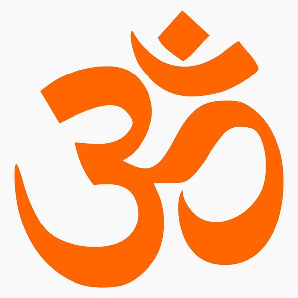 High quality vector illustration of the Om religious symbol