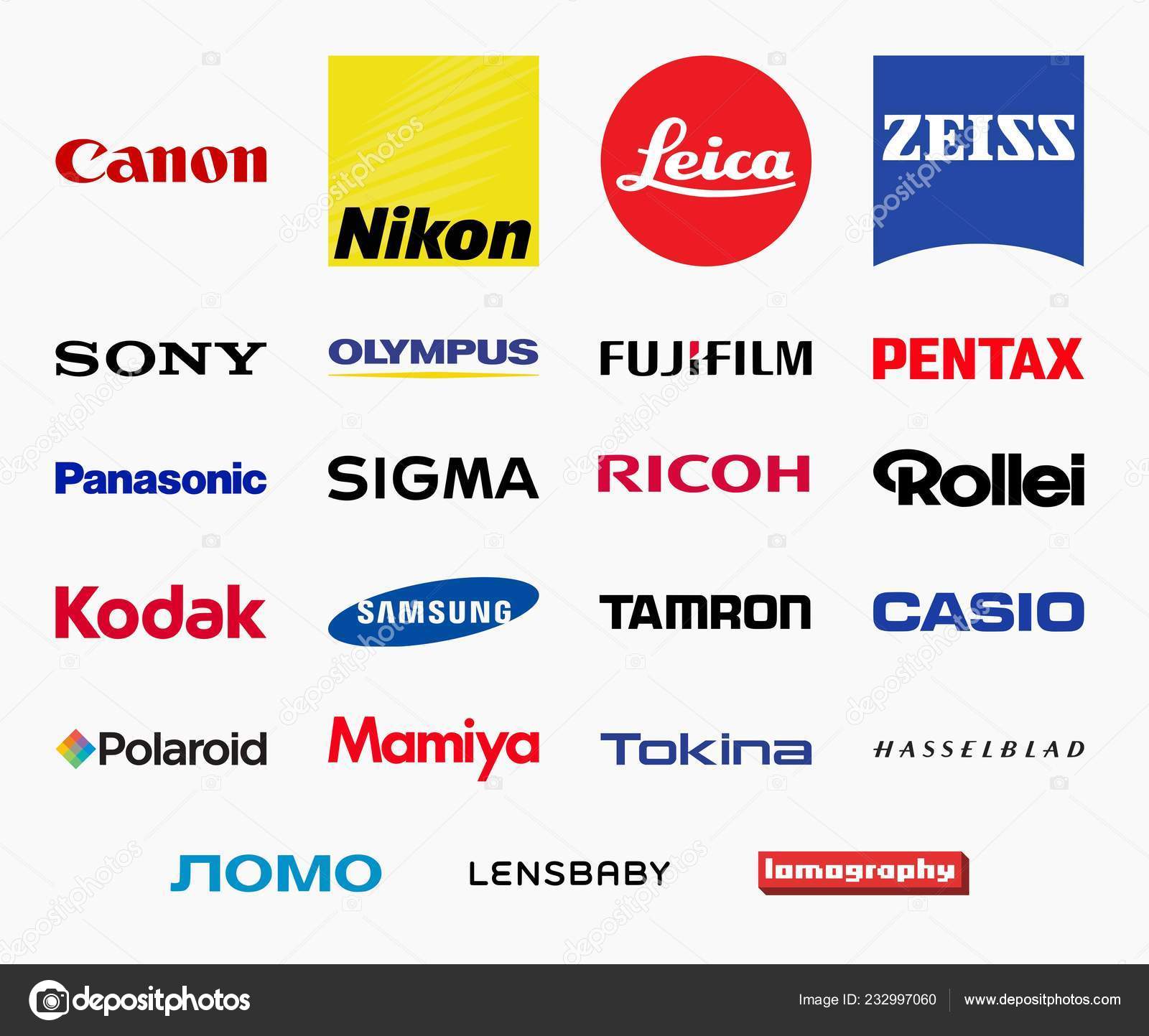 Milán Italia Diciembre 2018 Vector Colección Logotipos Alta Calidad Las  Vector de stock #232997060 de ©luma_art, image size:1600x1443