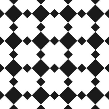 Vektör dikişsiz desen. Minimal basit karolanabilir tasarım. Bir ortaçağ kale kale temsil eden tekrarlayan eşkenar dörtgen fayans Modern şık doku. 