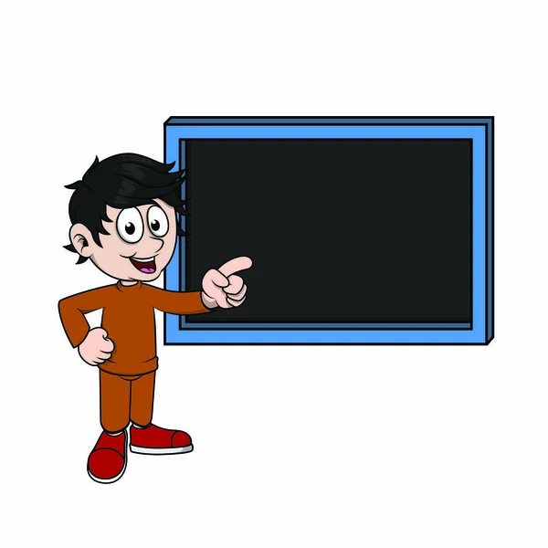 Teacher Blackboard — Stock Vector