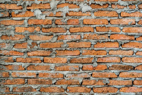 Fond Mur Briques Âgées Vides Traitées Dans Style Couleur Rétro — Photo