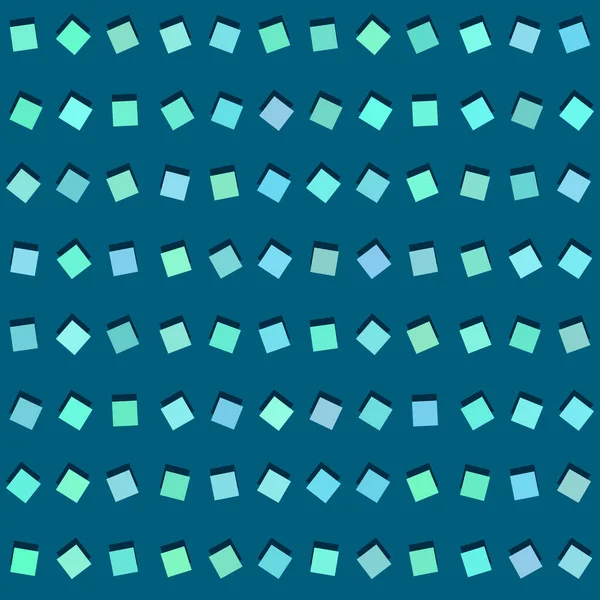 Textuur van blauwe vierkanten van verschillende tinten op een blauwe achtergrond. — Stockvector