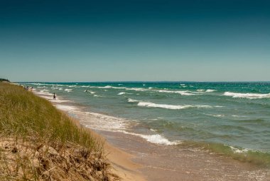 Grand Sable Dunes, resimde kayalar