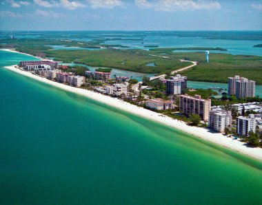 Aerial,, Bonita Beach, Florida clipart